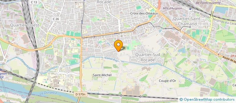 localisation de l'entreprise MONSIEUR FREDERIC JOUMONO à AVIGNON