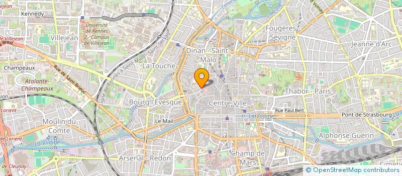 localisation de l'entreprise MONSIEUR FREDERIC JOUON DES LONGRAIS  RENNES