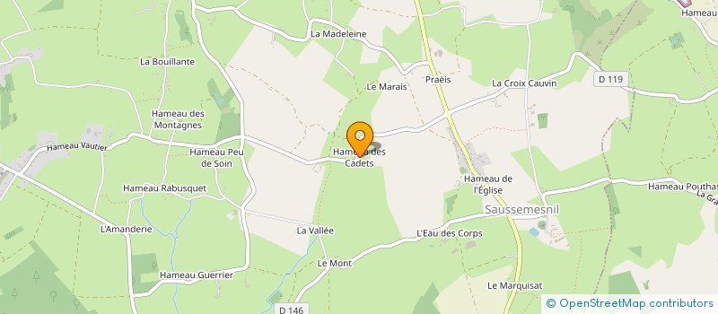 localisation de l'entreprise MONSIEUR FREDERIC JOURDAM  BRIX