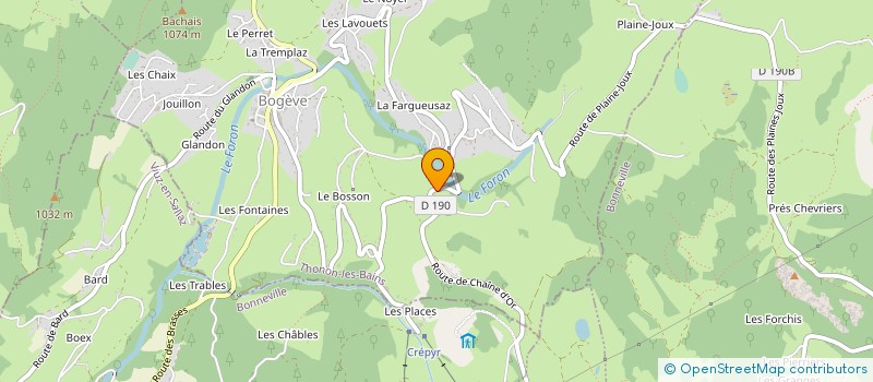 localisation de l'entreprise MONSIEUR FREDERIC JOUY  BOGEVE