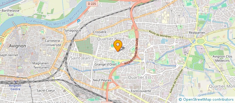 localisation de l'entreprise MONSIEUR FREDERIC JULIEN à AVIGNON