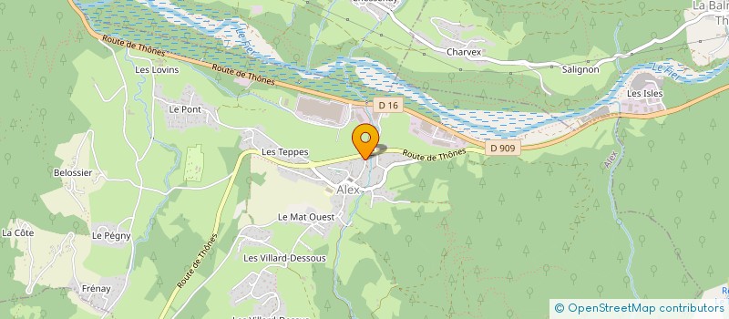 localisation de l'entreprise MONSIEUR FREDERIC JULIEN  ALEX