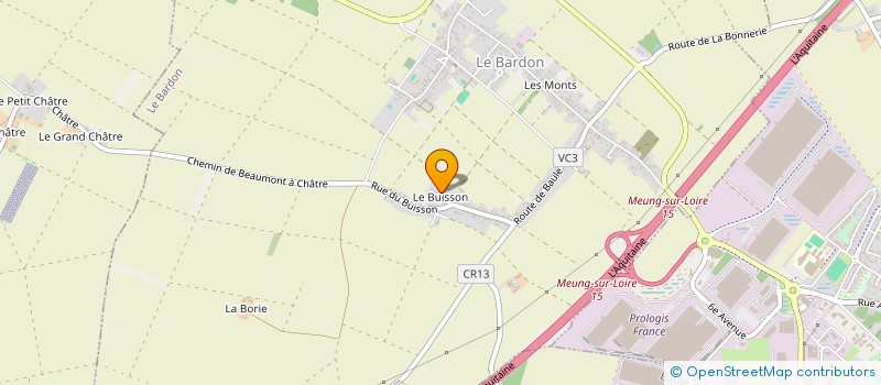 localisation de l'entreprise MONSIEUR FREDERIC JULIEN à LE BARDON