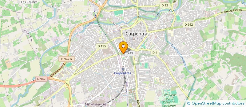 localisation de l'entreprise MONSIEUR FREDERIC JULLIAN à CARPENTRAS