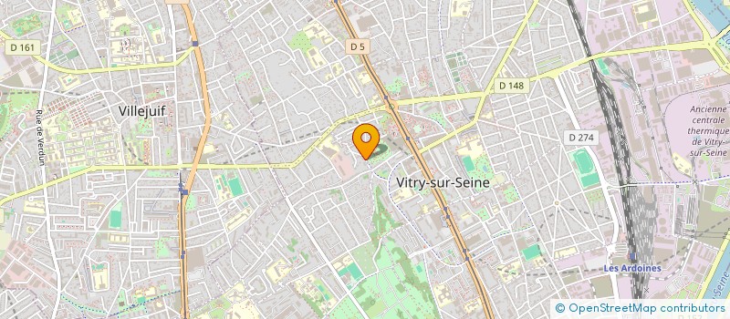 localisation de l'entreprise MONSIEUR FREDERIC JUMET  VITRY-SUR-SEINE