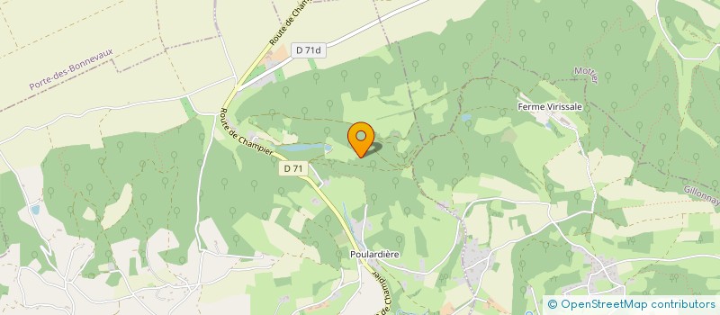 localisation de l'entreprise MONSIEUR FREDERIC KADA  LA COTE-SAINT-ANDRE