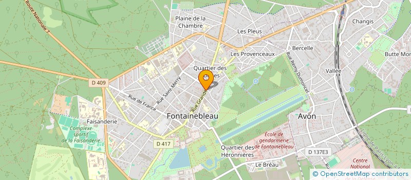 localisation de l'entreprise MONSIEUR FREDERIC KAHN à FONTAINEBLEAU