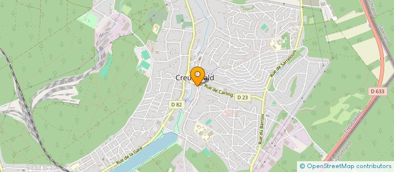 localisation de l'entreprise MONSIEUR FREDERIC KALBE  CREUTZWALD