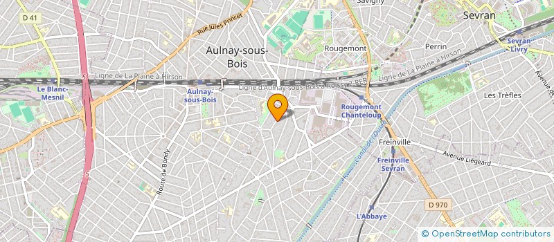 localisation de l'entreprise MONSIEUR FREDERIC KAMINKA à AULNAY-SOUS-BOIS