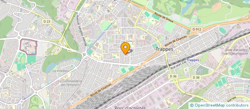 localisation de l'entreprise MONSIEUR FREDERIC KANCEL à TRAPPES