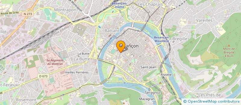 localisation de l'entreprise MONSIEUR FREDERIC KAUFFMANN à BESANCON
