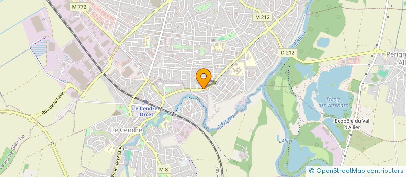 localisation de l'entreprise MONSIEUR FREDERIC KENE  COURNON-D'AUVERGNE