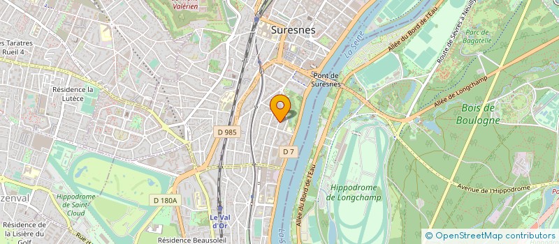 localisation de l'entreprise MONSIEUR FREDERIC KIBONGUI à SURESNES