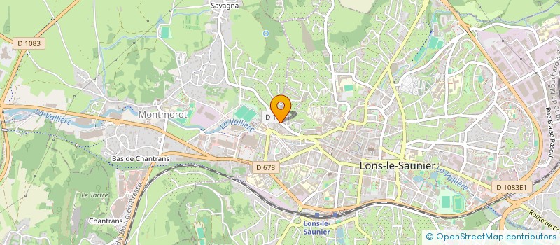 localisation de l'entreprise MONSIEUR FREDERIC KISTER  LONS-LE-SAUNIER