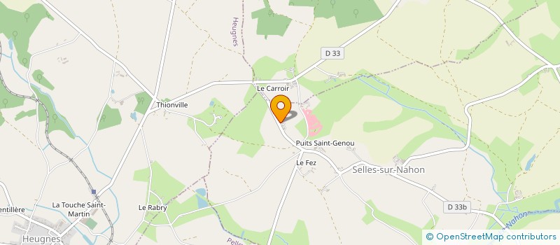 localisation de l'entreprise MONSIEUR FREDERIC KLAUTH à PELLEVOISIN