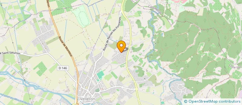 localisation de l'entreprise MONSIEUR FREDERIC KLEIN  VELLERON