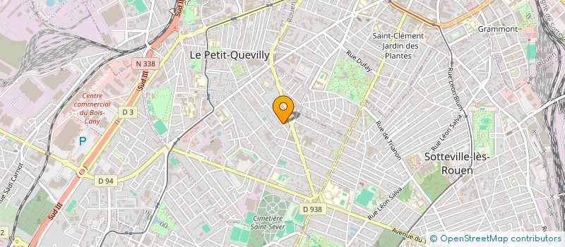 localisation de l'entreprise MONSIEUR FREDERIC KLIESCH  LE PETIT-QUEVILLY