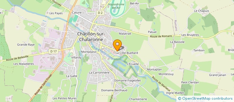 localisation de l'entreprise MONSIEUR FREDERIC KLIMEZAK à CHATILLON-SUR-CHALARONNE