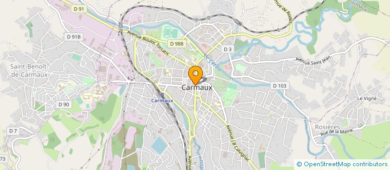 localisation de l'entreprise MONSIEUR FREDERIC KOHLPOTH  CARMAUX