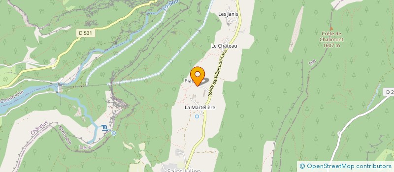 localisation de l'entreprise MONSIEUR FREDERIC KONIG  SAINT-JULIEN-EN-VERCORS