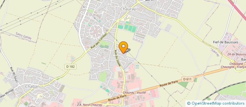 localisation de l'entreprise MONSIEUR FREDERIC KOPP  CHAURAY