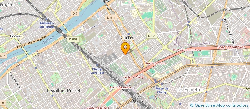 localisation de l'entreprise MONSIEUR FREDERIC KOSKAS à CLICHY