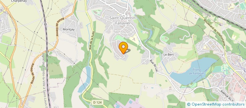 localisation de l'entreprise MONSIEUR FREDERIC KOUMEDA  SAINT-QUENTIN-FALLAVIER