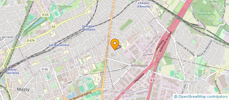 localisation de l'entreprise MONSIEUR FREDERIC KOUNGA à ANTONY