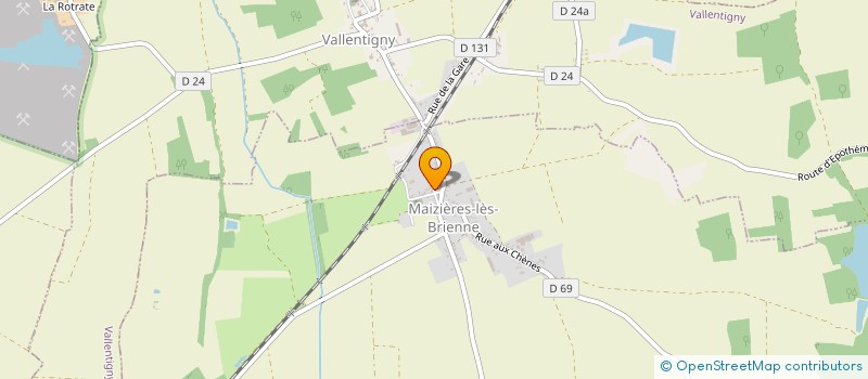 localisation de l'entreprise MONSIEUR FREDERIC KREIT  MAIZIERES-LES-BRIENNE