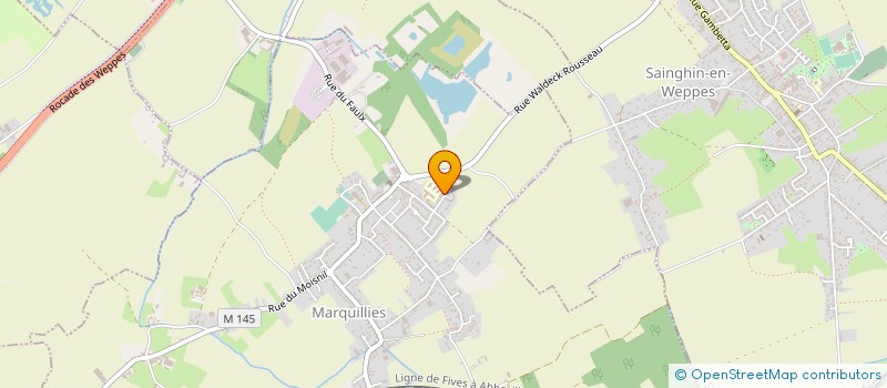 localisation de l'entreprise MONSIEUR FREDERIC KRYSZKE  MARQUILLIES