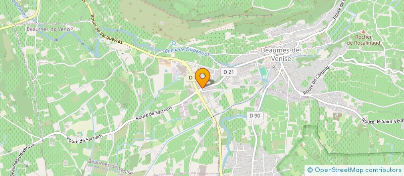 localisation de l'entreprise MONSIEUR FREDERIC KUEHNER  BEAUMES-DE-VENISE