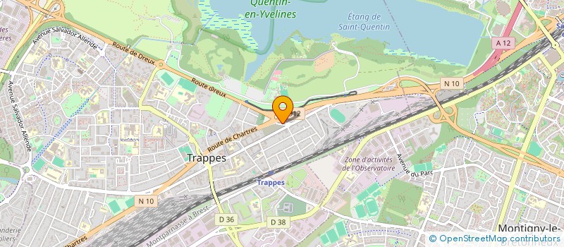 localisation de l'entreprise MONSIEUR FREDERIC KWIN NGODI  TRAPPES