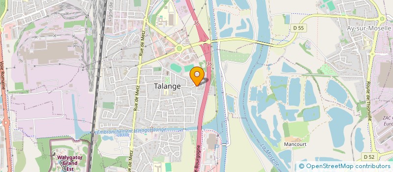 localisation de l'entreprise MONSIEUR FREDERIC L'HUILLIER  TALANGE