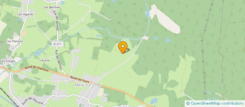 localisation de l'entreprise MONSIEUR FREDERIC LABARTHE  MERY-SUR-CHER