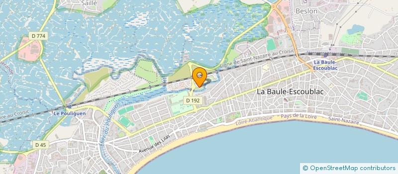 localisation de l'entreprise MONSIEUR FREDERIC LABBE  GUERANDE