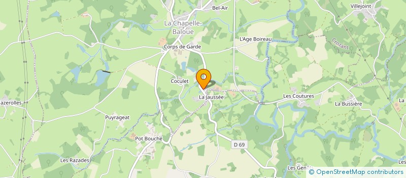 localisation de l'entreprise MONSIEUR FREDERIC LABERGERE à LA CHAPELLE-BALOUE