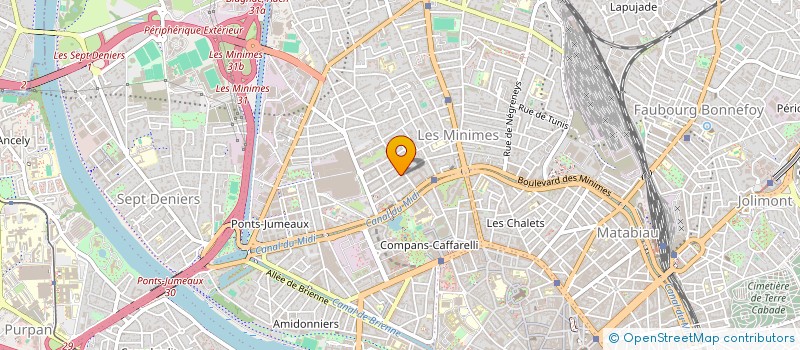 localisation de l'entreprise MONSIEUR FREDERIC LABIE à TOULOUSE