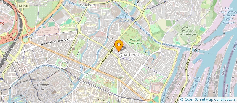 localisation de l'entreprise MONSIEUR FREDERIC LABOUZ à STRASBOURG