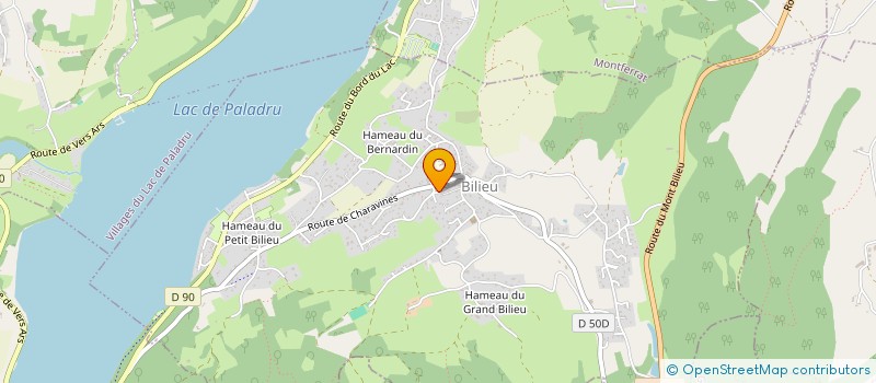 localisation de l'entreprise MONSIEUR FREDERIC LABREVEUX  BILIEU