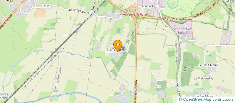 localisation de l'entreprise MONSIEUR FREDERIC LACELLE à NIORT
