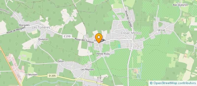 localisation de l'entreprise MONSIEUR FREDERIC LACHAIZE  CISSAC-MEDOC