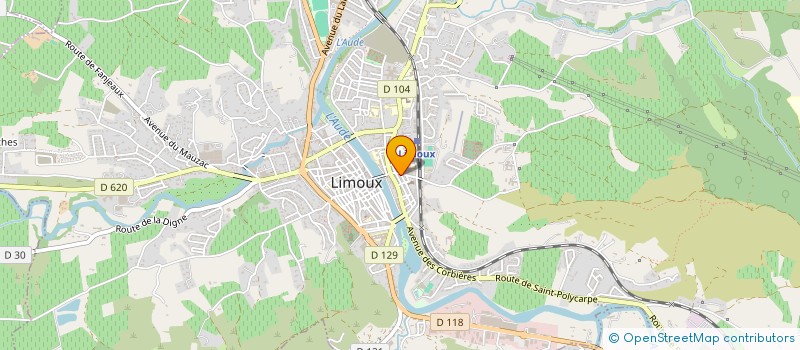 localisation de l'entreprise MONSIEUR FREDERIC LACHE à LIMOUX
