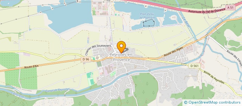 localisation de l'entreprise MONSIEUR FREDERIC LACROIX  PEYROLLES-EN-PROVENCE