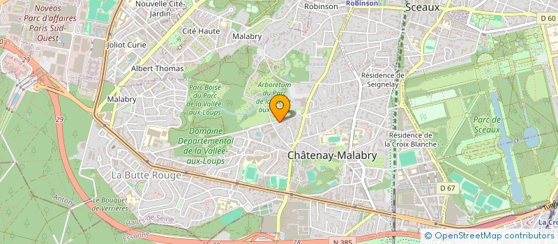 localisation de l'entreprise MONSIEUR FREDERIC LACROIX  CHATENAY-MALABRY