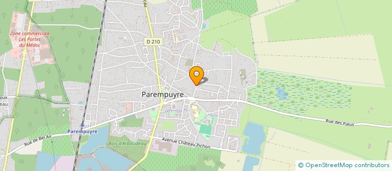 localisation de l'entreprise MONSIEUR FREDERIC LADARRICATTE  PAREMPUYRE