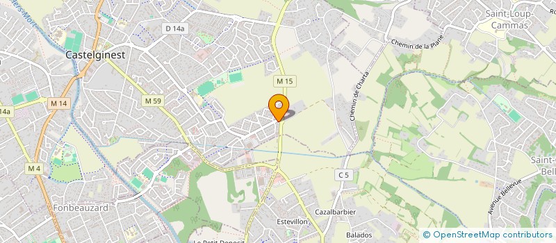 localisation de l'entreprise MONSIEUR FREDERIC LAFARGUE  CASTELGINEST