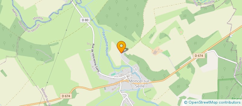 localisation de l'entreprise MONSIEUR FREDERIC LAFERTIN  MONCEL-SUR-SEILLE