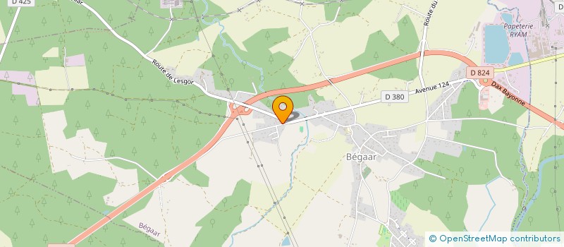 localisation de l'entreprise MONSIEUR FREDERIC LAFFERRIERE  BEGAAR