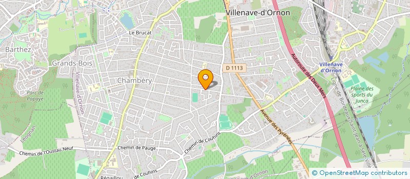 localisation de l'entreprise MONSIEUR FREDERIC LAFON  VILLENAVE-D'ORNON