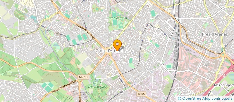 localisation de l'entreprise MONSIEUR FREDERIC LAFORGE à MONTPELLIER